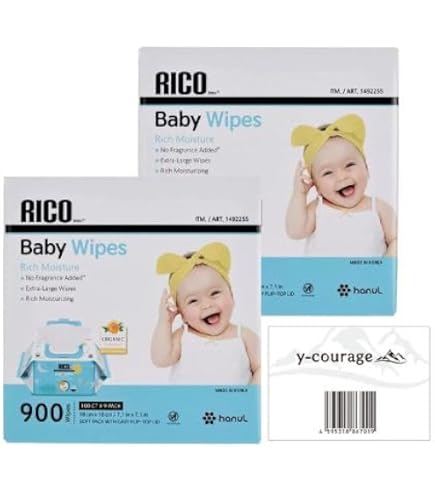 Amazon.co.jp: コストコ RICO 赤ちゃん用 おしりふき 900枚 無香料